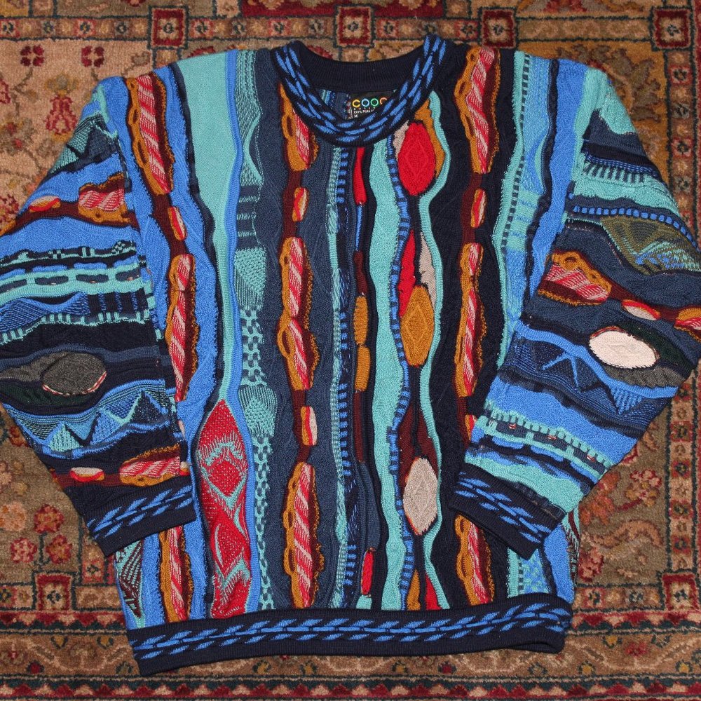Multi-Colored Authentic Coogi Sweater